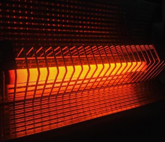 Glowing Hot Electric Space Heater 
