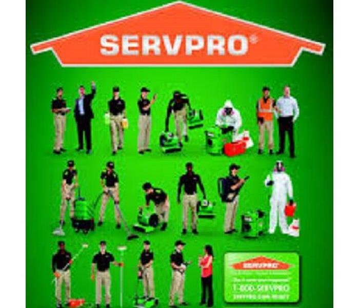 SERVPRO Sign with People