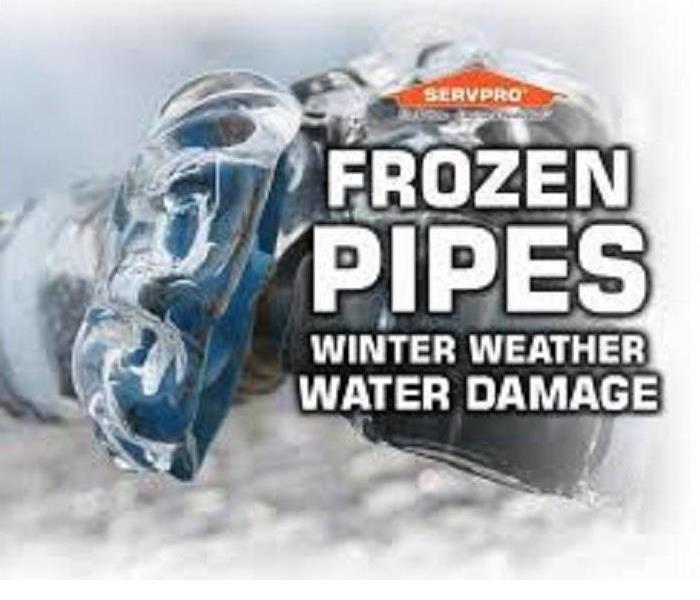 SERVPRO pic of frozen pipes